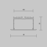 Алюминиевый профиль встраиваемый MAYTONI ALM-6332-S-2M 632004